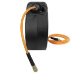 프리먼 P1465CHR 1/4인치 x 65인치 컴팩트 리트랙터블 에어 호스 릴(황동 피팅, 마운팅 브래킷 및 리드 호스 포함) : 트리픽사