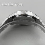 호환 NH34 NH35 NH36 무브먼트 킹 시리즈 식 시계 액세서리 용 40mm 아치형 유리 시계 케이스 32.5mm 다이얼 용 DIY 수정 : 제스111