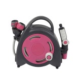 고압 11 5M 미니 정원용 접이식 노즐 호스릴 분사 노란색 : 문포트