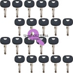 20/10/5/1개 신형 201 건설 장비 점화 키 아틀라스 타케우치용 NR. 휠 로더 3643912 TW65 호환 : 리버마켓-