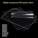 고투명 PET 플라스틱 시트 두께 0.3/0.4/0.5/0.6/0.8mm 단열 고온 내열 필름 절단 맞춤 제작 : 구십사플렉스