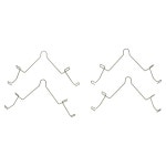 드래그 프로페셔널 등급 h6035 레이 감소 클립 브레이크 석면 패드 디스크 : 호두소수점마켓