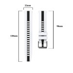 OnePlus Watch 3 공식 실리콘 22mm 스트랩과 호환되는 소프트 밴드, One 1 2 2R 스마트워치 호환 : 비칼레타54