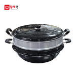 황제 2단 찜가마솥 [50cm] 곰통 찜솥 찜통 가마솥 국솥 찜채반 양은채반 장보고주방 : 장보고주방