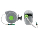 20+2m/66FT 1/2인치 자동 벽걸이 PVC 및 플라스틱 감김식 정원용 호스 릴 : 미드다운타운