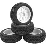 HIRCQOO OD 75mm / 2.95인치 고무 타이어 및 플라스틱 휠 림 12mm 7-Spoke : 더엠제이샵1