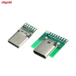 Cltgxdd USB 3.1 C 타입 수 플러그 암 소켓 24 핀 커넥터 PCB 보드 테스트 모듈 SMT 타입 1 개 : 칠칠플렉스