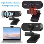 USB HD 1080P/2K PC 웹캠 플러그 앤 플레이 마이크 포함 비즈니스 회의 및 화상 통화용 자동 초점 : 선암유통
