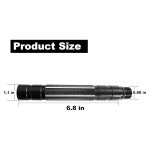 아이기어 워킹 스틱 액세서리 확장 폴 접이식 칼 접이식 톱 창 머리 및 손잡이 부분 워킹 스틱용 10 Tip with Magnesium Rod : 해리픽