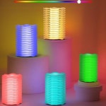 【플래시 딜】다이나믹 조명  야간 터치 센서 침대 옆 램프 3D 환상 디자인 7색 원격 제어 LED : 어반레인