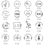 점토용 맞춤형 도자기 스탬프 - 로고가 창의적인 폴리머 위한 클레이 도구, 선물 레터 : 온슈어마트