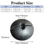 0.77인치 ID 스프링 구동 에어 호스 릴용 탑호머 볼 스토퍼, 자동 되감기용 조절 가능한 호스 범퍼, 단단히 조여야 합니다 : 트리픽사