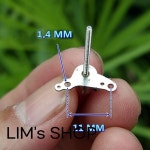 1PC Diamater 6  스테퍼  (긴 극 스테핑 ) 2 상 4 와이어 카메라  조정 가능한 : 마노상사