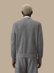 [국내재고] 톰브라운 4BAR 남성 코튼 브이넥 가디건 라이트 그레이 MJT513A J0191 055 : 부티크던