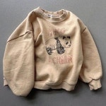 어린이 초등학생 걸 보이 곰 팬더 스웻셔츠 : Ailove