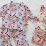 어린이 초등학생 걸 보이 곰 체리 상하세트 : Ailove