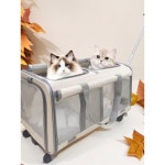 바퀴캐리어 노바]블랙 캐리어 소형견 고양이 [핸드백][베이직 11 산책가방 이동장 반려견 1 [핸드백][베이직 노바]블랙 : 짱직구5