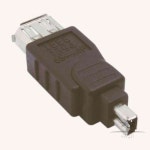 일헌 IEEE1394 6F to 4M 젠더 NM-G4M6F 카메라젠더 컴퓨터연결잭 : 일헌몰