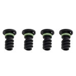 메르세데스 벤츠 002-990-20-17용 가스켓 교체용 블랙 나일론 배수 플러그 4개 : 퓨처상사