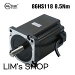 HLTNC CNC 라우터용 스텝퍼  단일 또는 이중 샤프 호환트 4 와이어  2 상 86 Nema34 118 길이 85Nm 토크 14 : 마노상사
