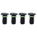 메르세데스 벤츠 002-990-20-17용 가스켓 교체용 블랙 나일론 배수 플러그 4개 : 퓨처상사