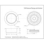 웨스트브라스 A2089SEV-62 3-1/2인치 주방 싱크대 폐기물 배출 플랜지 및 바구니 스트레이너, 매트 블랙 Polished Chrome : McubeFairy