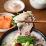 [더웅촌] 돼지국밥 밀키트 고기듬뿍 집에서 먹는 진한 사골국밥 4팩 : 더웅촌