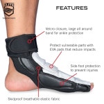 엘리트 태권도 전문 등급 발 보호대 - 와 성인을 위한 스파링 발 보호 (TKD) Medium : 클래어영