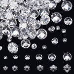 장식 6사이즈 소재 클리어 네일 PH 홀 스톤 컷 글리터 약 큐빅 지르코니아 다이아몬드 휴대폰 핸드메이드 : 주니안스토어1011