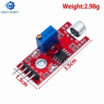 Arduino R 및 PIC용 BS 마이크 음성 사운드 센서 감지 모듈 아날로그 디지털 1PCS ky 037 : 바이나-우