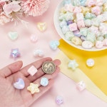 구슬 PH 4종 컷 80 14 색상 둥근 23mm 6 야광석 9인치 21 5 홀 파스텔 에이커라 0 x 55 다면 : 주니안스토어1011