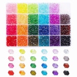 2880개 컷 PH 바이코네 색상 컬러 비즈 부품 24 양면 DIY 용품 공예 PandaHall 스페이서 : 주니안스토어1011