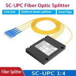 광섬유 분배기 상자 FTTH ABS SC SC/APC 1x2 PLC UPC 1x4 평면 광 : 정근산업