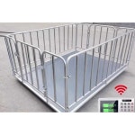 대형 계근대 바닥저울 공장 중량 축사 가축 부속 창고 1.5x3m(0-3톤)/비야계기판유선형 : 린블리-잡화