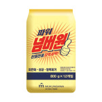 무궁화 파워 넘버원 찬물 전용 분말형 세탁세제 800g X 12개 X 1BOX : 무궁화 직영