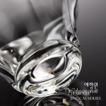 [다도 다기] 예향원 대만 수정유리 베고니아 플라워 찻잔 55ml C-5816 : 예향원