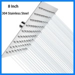 고품질 광장 304 스테인레스 스틸 초박형 샤워 헤드 8 인치 강우량 비 욕실 액세서리 : 더엑시스