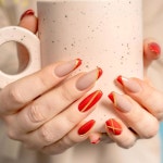 8가지 주얼리 매력, 금속 네일 골드 장식을 스트립 매력 diy 피어싱 체인 매니큐어 아트 아트를 체인, 고딕 위한 액세서리 : 룸6호점