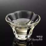 [다도 다기] 예향원 대만 수정유리 베고니아 플라워 찻잔 55ml C-5816 : 예향원