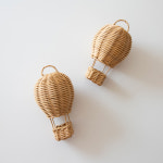 라탄 열기구 모빌만들기 DIY 아이방꾸미기 아기방 소품샵 인테리어 감성 : 이소품