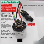 7.4V 12V 브러시리스 DC 모터 용 터보 웜 기어  직판 : JD24