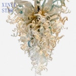 크리 에이 티브 호텔 케이터링 유리 샹들리에 홀 메인 조명 미용실 영업부 : 어반레인