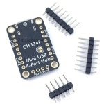 1개 CH334F 모듈 미니 2포트 4포트 USB 허브 브레이크아웃 : 삼달리