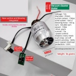 7.4V 12V 브러시리스 DC 모터 용 터보 웜 기어  직판 : JD24