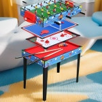 가정용 당구대 보드게임 홈파티 테이블 미니포켓볼 다기능 컬링 접이식 : 루미나크5555