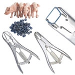 농장 동물용 스테인리스 스틸 양 배기 절단 수술기구 대형 확장 플라이어 탄성 고무 절제 링 : 디에이치무역.