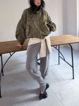 포켓 셔링 항공 점퍼 : CHAEON
