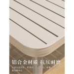 6인용 야외테이블세트 카페 루프탑 커피 테이블 의자세트 정원 1 롤란10체어+올알루미늄스트라이프180/24 : 대신리상회