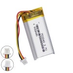 1-10PCS 3.7V 600mAh 702040 서미스터 NTC 3 전선 JST 3Pin 1.0mm 플러그 MP3 GPS 자동차 카메라 용 리튬 폴리머 충전식 배터리... 