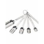 주방 측정 스푼 세트 8종 커피 주방도구 롱계량스푼 스테인레스 4 4개 피쉬 사각머리6수/커버 : 떠블케이마켓